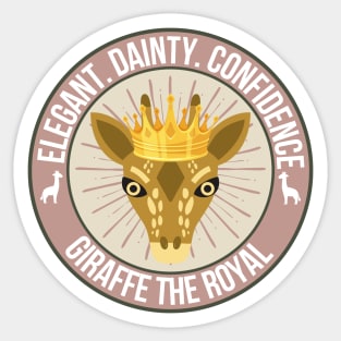 Giraffe the Royal Sticker